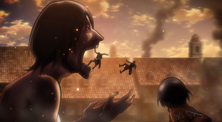 Illustration for article titled Attack on Titan is Compelling Because of the Questions It Asks About Heroism